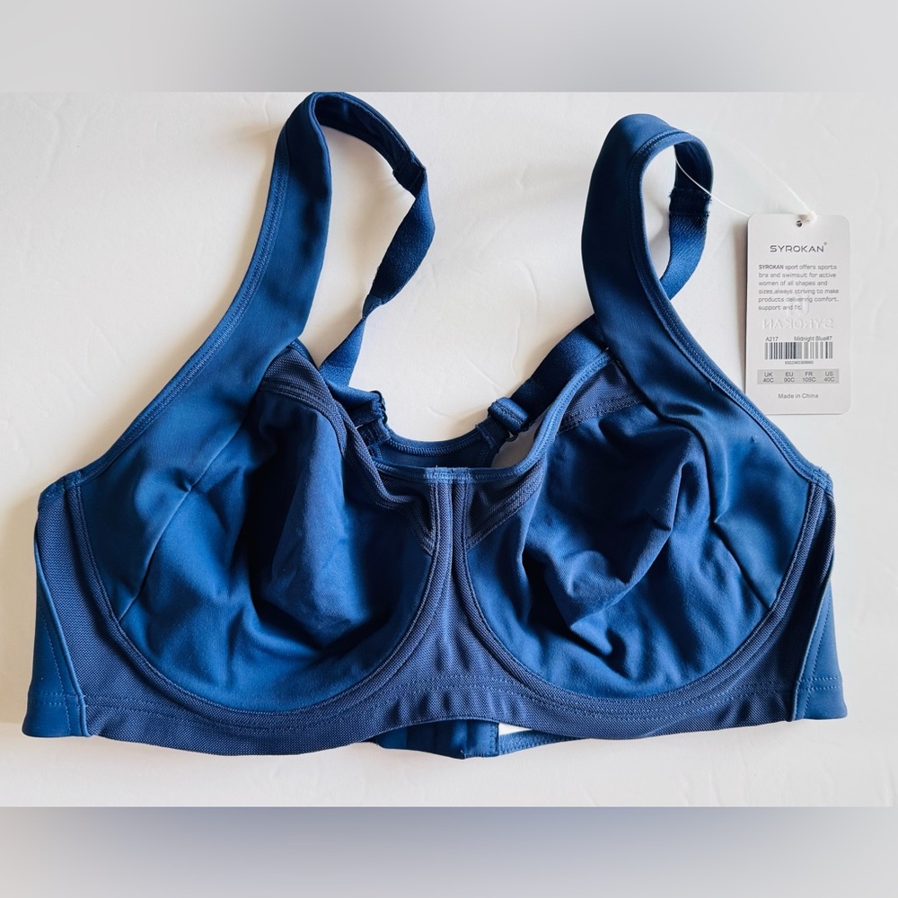 Syrokan Navy Sports Bra
